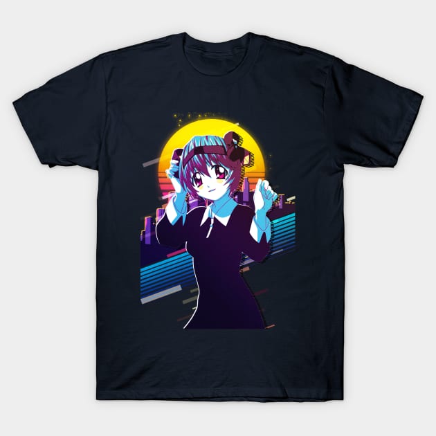 Elfen Lied - Nana T-Shirt by 80sRetro